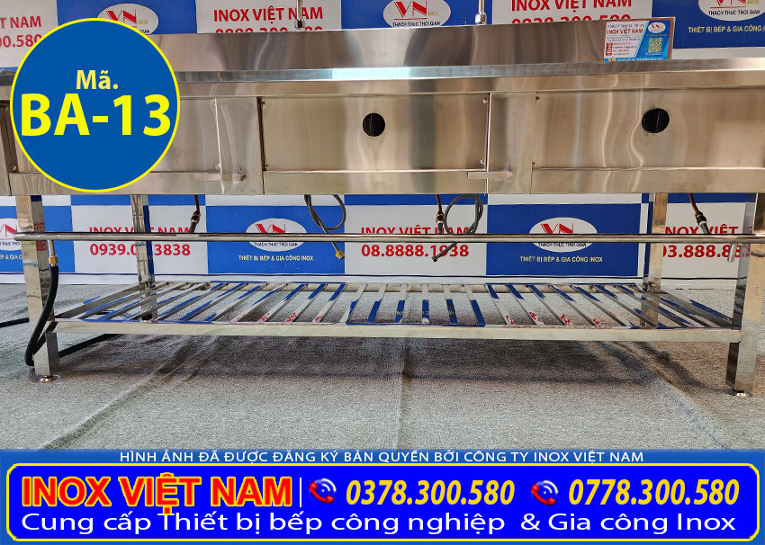 Inox Việt Nam là địa chỉ uy tín để mua bếp công nghiệp 3 họng có kệ dưới chất lượng giá tốt tại Inox Việt Nam, đây là bếp á công nghiệp