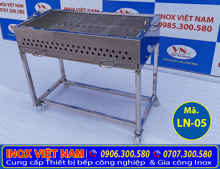 Địa Chỉ Bán Bếp Nướng Than Hoa Ngoài Trời LN-05 Inox Việt Nam