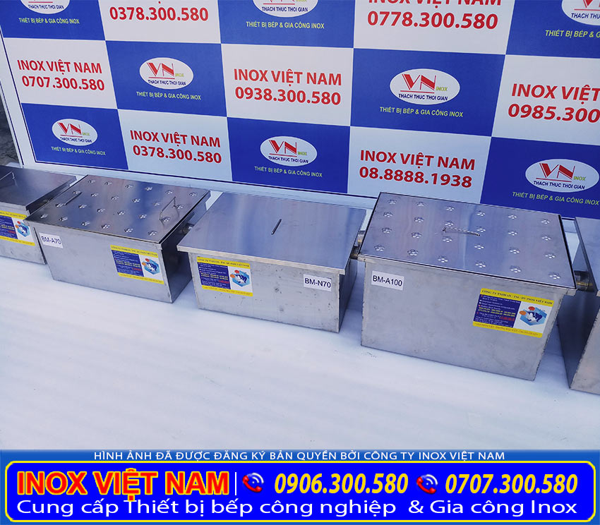 Địa chỉ bán bể tách mỡ inox 304 uy tín giá tốt tại xưởng Inox Việt Nam tphcm có giao hàng trên toàn quốc