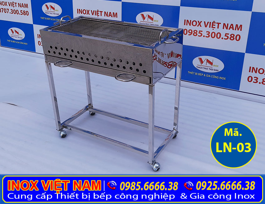 Inox Việt Nam là địa chỉ mua Bếp Nướng Than Inox Ngoài Trời LN-03 giá tốt nhất hiện nay