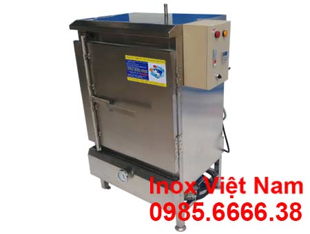 Tủ hấp cơm công nghiệp 30 kg bằng điện và gas giá tốt tại xưởng IVN.