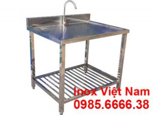 Bàn bếp inox có vòi nước giá tốt tại Inox Việt Nam