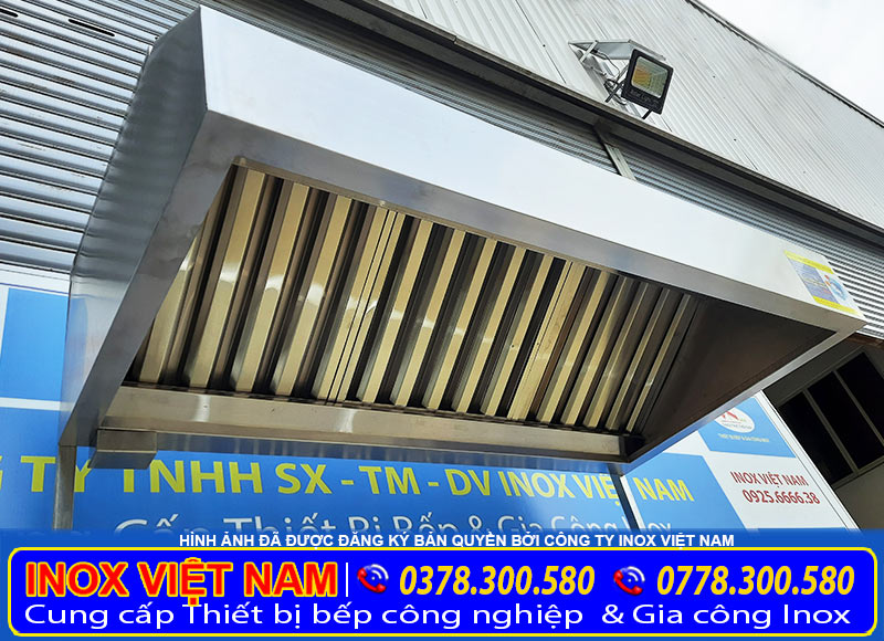 Báo giá chụp hút khói mùi inox nhà hàng bếp uy tín chính xác tại TP HCM thương hiệu Inox Việt Nam
