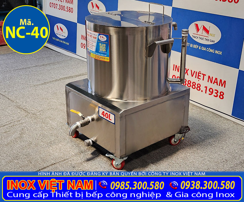 Địa chỉ chuyên bán nồi inox nấu cháo công nghiệp bằng điện chất lượng hàng đầu