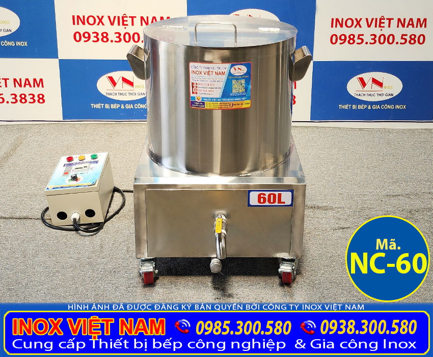 Rất nhiều khách hàng đã tin tưởng 100 % sản phẩm nồi nấu cháo bằng điện 60 lít công suất lớn NC-60 tại nhà Inox Việt Nam