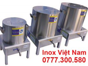 Bộ 3 nồi nấu phở điện 40 lít 120 lít 200 lít tại Inox Việt Nam.