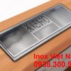 kệ up ly cho quầy bar làm bằng inox