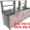 Địa chỉ mua quầy bar trà sữa inox 2m2 giá tốt tại xưởng.