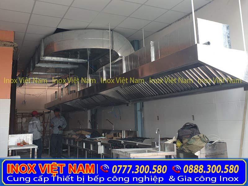 Thi công bếp công nghiệp trọn gói uy tín chất lượng. Hãy liên hệ Inox Việt Nam ngay.