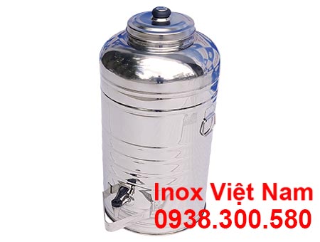 Bình đựng nước đá inox giá tốt tại TP HCM đơn vị Inox Việt Nam.