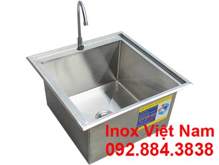 Chậu rửa đơn inox âm bàn giá tốt tại Inox Việt Nam