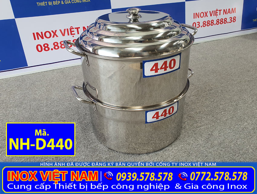 Nồi Hấp Inox Sử Sụng Bếp Gas NH-D440 giá tốt tại Inox Việt Nam.