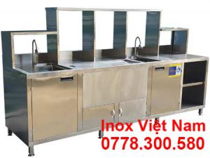 Quầy Bar Inox Cafe 2m5 QB-31 IVN