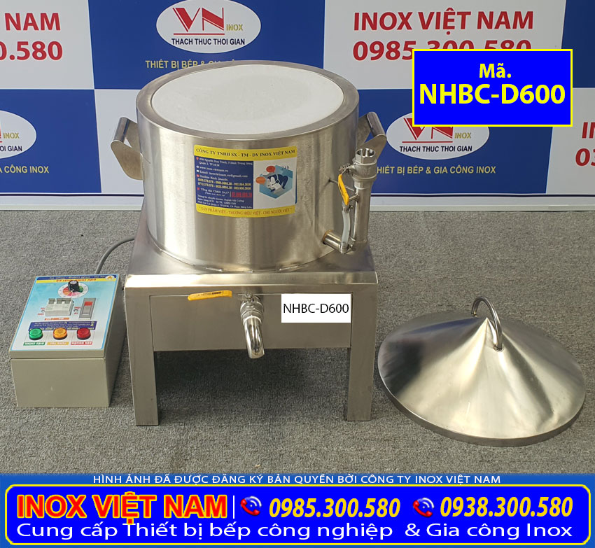 nồi Tráng Bánh Bằng Điện NHBC-D600 giá tốt tại Inox Việt Nam