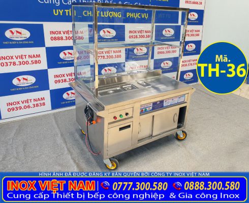tủ hâm nóng thức ăn 9 khay giá tốt