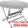 Bàn Inox Tròn 1 Mét 2