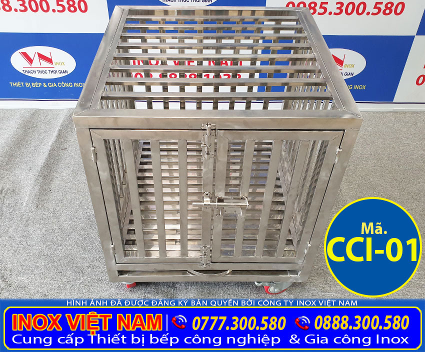 Inox Việt Nam, địa chỉ bán chuồng chó inox 304 giá rẻ tại TP HCM, vì chúng tôi sản xuất nên không qua trung gian