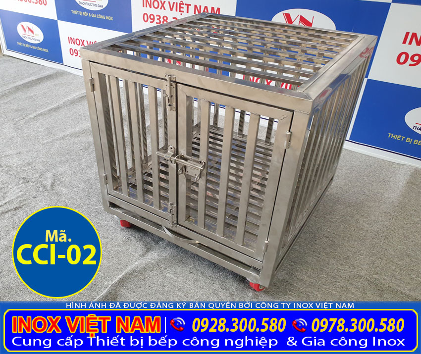 Chuồng chó inox 304, Chuồng chó giá rẻ kích thước đa dạng tại Inox Việt Nam