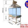 Lò Nướng Than Inox 304 Có Mái Và Hệ Thống Hút Khói LN-33