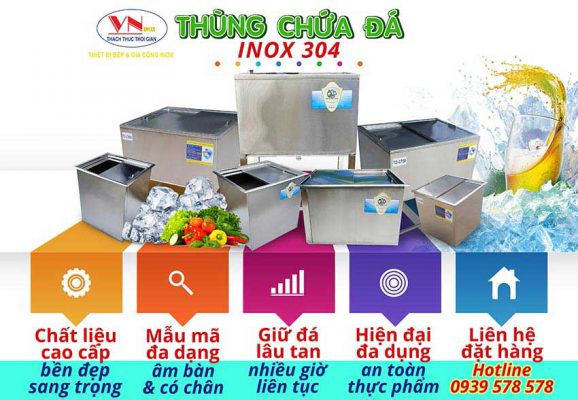 Review thùng đá inox, thùng inox giữ nhiệt.
