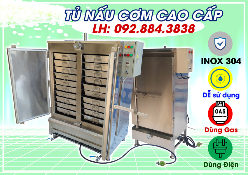 Tủ hấp bánh bao công nghiệp bao nhiêu tiền. Hãy liên hệ về Inox Việt Nam ngay khi bạn có nhu cầu sử dụng nhé!