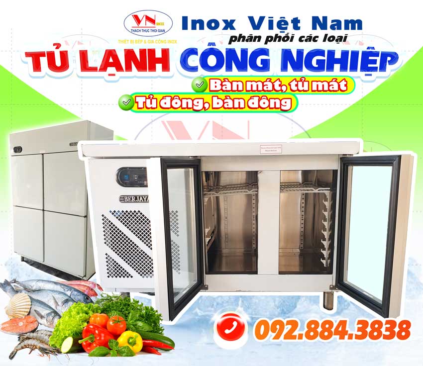 Tủ lạnh công nghiệp, tủ mát công nghiệp chính hãng berjaya nhập khẩu giá tốt tại Inox Việt Nam có nhiều mẫu mã đẹp chất lượng dành cho người Việt