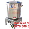 Bộ Nồi Inox Lớn Nấu Phở 250 Lít Kèm Bếp Gas NP-250/BG