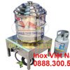 Bộ Nồi Và Xửng Hấp Inox 304 Size 500 Có 1 Tầng Kèm Bếp Gas NH-D500-1T/BG