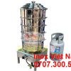 Bộ Nồi Xửng Hấp 4 Tầng Inox 304 Size 600 Kèm Bếp Gas Inox D600-4T/BG