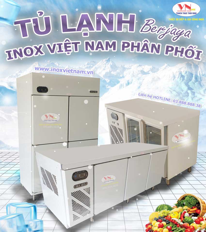 Địa chỉ bán tủ lạnh công nghiệp berjaya tại tphcm uy tín, sản phẩm tủ lạnh công nghiệp nhập khẩu chính hãng