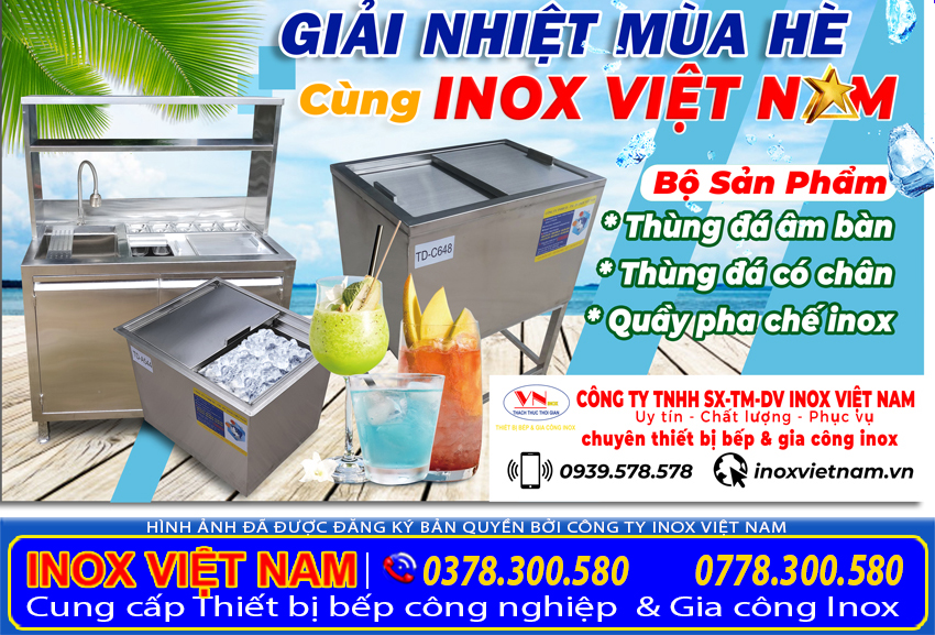Địa chỉ bán thùng đá inox giữ nhiệt giá tốt tại TPHCM