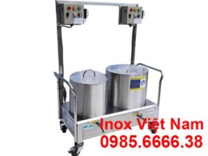Bộ Nồi Điện Nấu Phở Liền Bệ 60L – 80L Inox Việt Nam