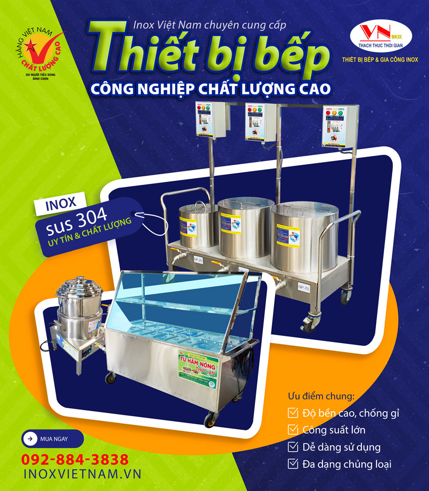 Quý khách hàng có thể mua nồi điện nấu phở cùng nhiều thiết bị inox nhà hàng khác khi kinh doanh nhà hàng khách sạn, tại đây Inox Việt Nam là nhà sản xuất tất cả thiết bị inox nhà hàng quán xá khách sạn và trường học uy tín tại tphcm